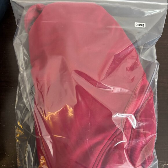 Lululemon 8 Womens Cranberry Asymmetrical Zipper Front Bhakti Yoga Jacket - Picture 8 of 9